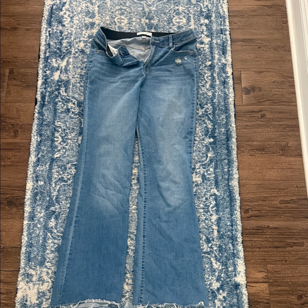 Knox Rose Light Blue Flare Jeans